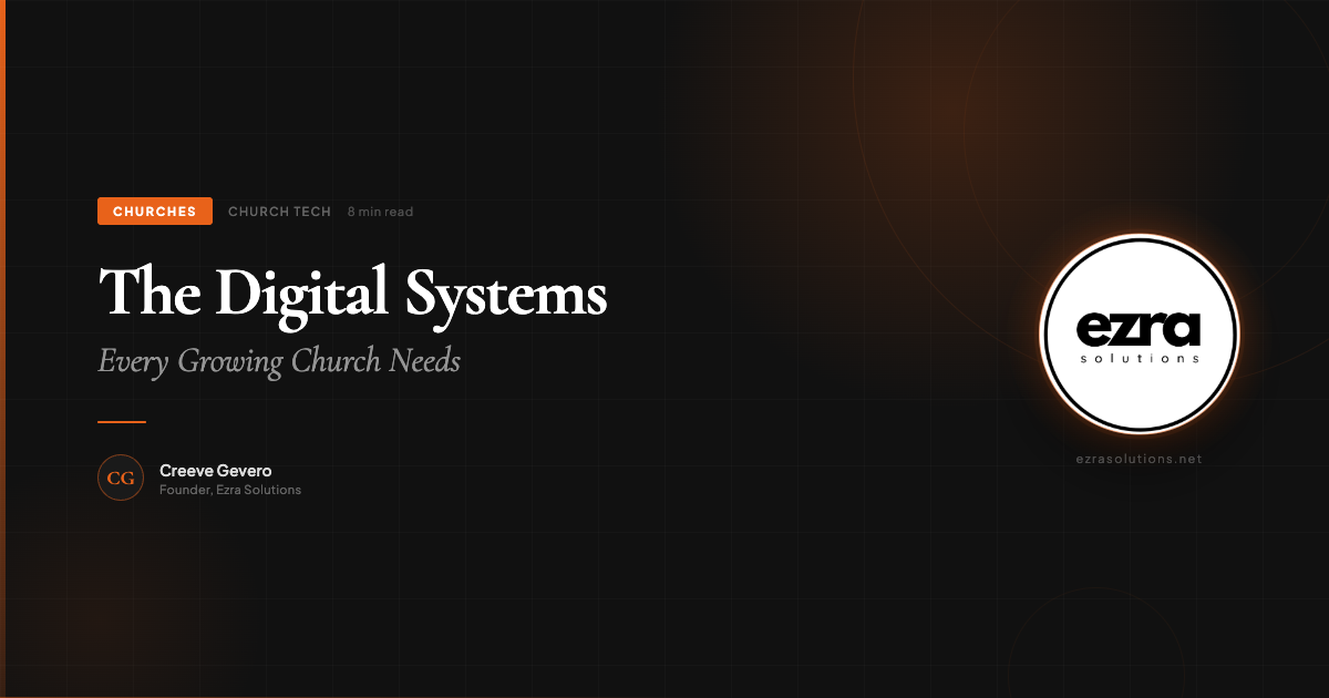 The Digital Systems Every Growing Church Needs
